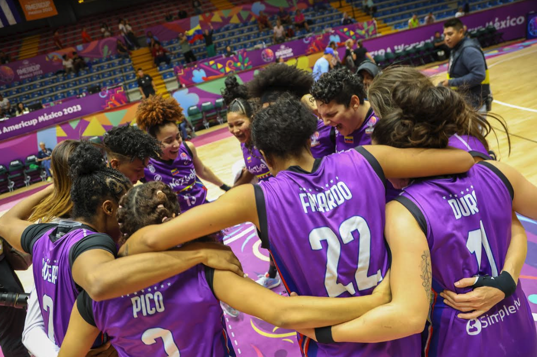 Venezuela logró una histórica remontada ante Cuba en la AmeriCup Femenina